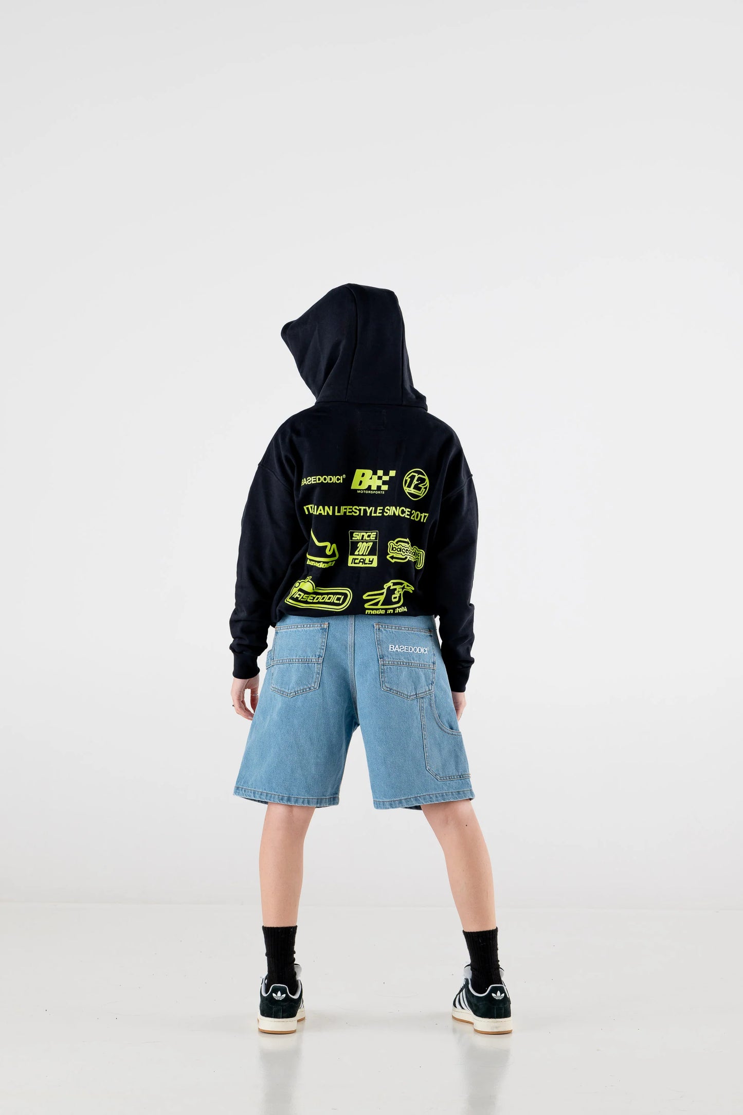 Zip Hoodie “RESORT” Racing Black